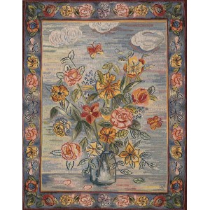 Gobelín Tapisserie Bouquet Modern style